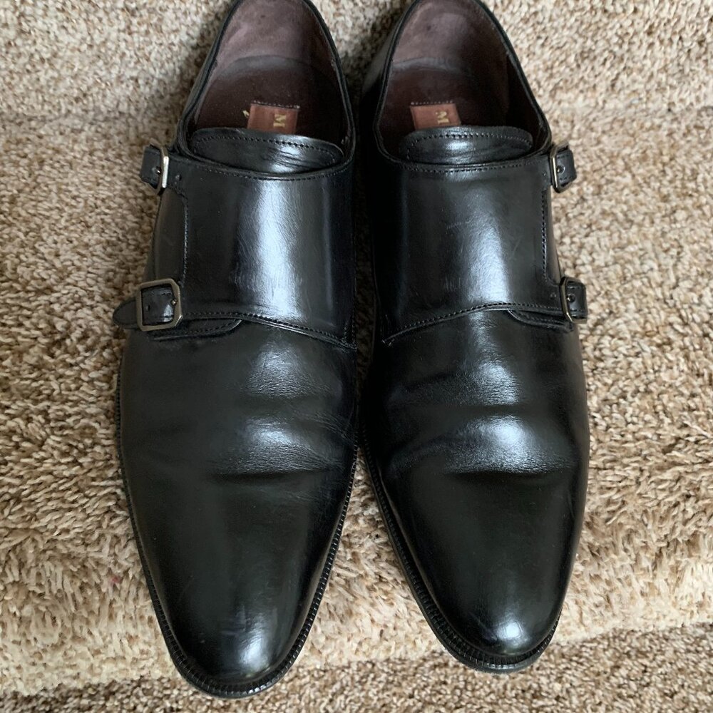 Mezlan Albini Suede Monk Strap - Luxury Italian Loafer